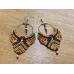 Collection ARCADIA : Boucles d'oreilles macramé et créoles tons chauds Collection ARCADIA : Boucles d'oreilles macramé et créoles tons chauds