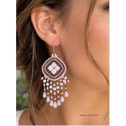 Boucles d'oreilles Éclats de Rose