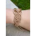 Bracelet macramé donut Oeil de Tigre