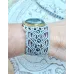 Bracelet macramé et Marcasite sertie laiton doré Bracelet macramé et Marcasite sertie laiton doré