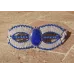 Bracelet macramé et Lapis Lazuli serti Bracelet macramé et Lapis Lazuli serti