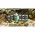Bracelet macramé et Turquoise du Tibet sertie Bracelet macramé et Turquoise du Tibet sertie