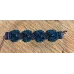 Bracelet macramé et cristal bleu nuit Bracelet macramé et cristal bleu nuit