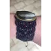 Bracelet macramé baroque et Obsidienne dorée sertie Bracelet macramé baroque et Obsidienne dorée sertie
