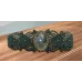 Bracelet macramé Elfique et Préhnite sertie