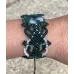 Bracelet macramé feuilles, et Agate mousse Bracelet macramé feuilles, et Agate mousse