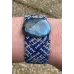 Bracelet macramé mixte et Labradorite bleue Bracelet macramé mixte et Labradorite bleue