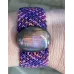 Bracelet macramé mixte et Labradorite violette