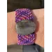 Bracelet macramé mixte et Labradorite violette