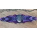 Bracelet collection ARCADIA : macramé et Labradorite reflets violets
