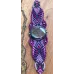 Bracelet collection ARCADIA : macramé et Labradorite reflets violets