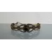Bracelet macramé dentelle et Oeil de tigre