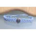 Bracelet macramé S et pierre fine – Bleu Clair / Labradorite Bracelet macramé S et pierre fine – Bleu Clair / Labradorite