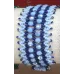 Crown, Bracelet perlé, couleurs au choix – Bleu Hortensia / Nuit Crown, Bracelet perlé, couleurs au choix – Bleu Hortensia / Nuit