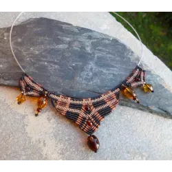 Collier Ethnique sur câble rigide