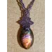 Collier macramé et Labradorite violette