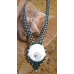 Collier macramé et Oeil de Ste Lucie Collier macramé et Oeil de Ste Lucie