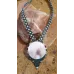 Collier macramé et Oeil de Ste Lucie Collier macramé et Oeil de Ste Lucie