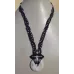 Collier macramé et donut en Howlite