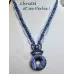 Petit collier macramé et Donut en Sodalite