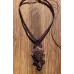 Collier macramé et Rhodonite