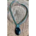 Collier macramé et Obsidienne Oeil Céleste