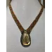 Collier multicolore et Labradorite vert/doré