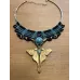 Faëlith : Plastron Papillon et Amazonite