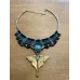 Faëlith : Plastron Papillon et Amazonite