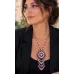 Collier perles Tila rose poudré