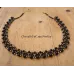 Collier perles nacré couleurs au choix – Noir / Or