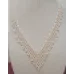 Collier perles V couleurs au choix – Chair / Blanc Nacré