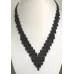 Collier perles V couleurs au choix – Noir