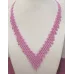 Collier perles V couleurs au choix – Rose Milky
