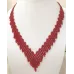 Collier perles V couleurs au choix – Rouge Rubis