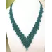 Collier perles V couleurs au choix – Vert Émeraude