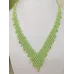 Collier perles V couleurs au choix – Vert Pomme