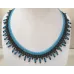 Collier perles SPRING couleurs au choix – Aqua / Noir