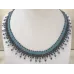 Collier perles SPRING couleurs au choix – Bleu Milky / Hématite