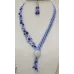 Collier Asymétrique – Bleu Hortensia / Cobalt