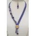 Collier Asymétrique – Bleu Marine / Or