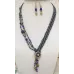 Collier Asymétrique – Bleu Nuit / Or