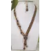 Collier Asymétrique – Dark Topaze / Or