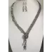 Collier Asymétrique – Gris Montana / Argent