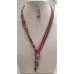 Collier Asymétrique – Rubis / Argent