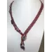 Collier Asymétrique – Rubis / Hématite