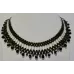 Collier perles noires et argentées Collier perles noires et argentées