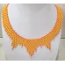 Collier perles dentelles, couleurs au choix – Orange Clair / Foncé Collier perles dentelles, couleurs au choix – Orange Clair / Foncé