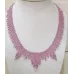 Collier perles dentelles, couleurs au choix – Rose Brillant Collier perles dentelles, couleurs au choix – Rose Brillant