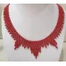 Collier perles dentelles, couleurs au choix – Rouge Coquelicot Collier perles dentelles, couleurs au choix – Rouge Coquelicot